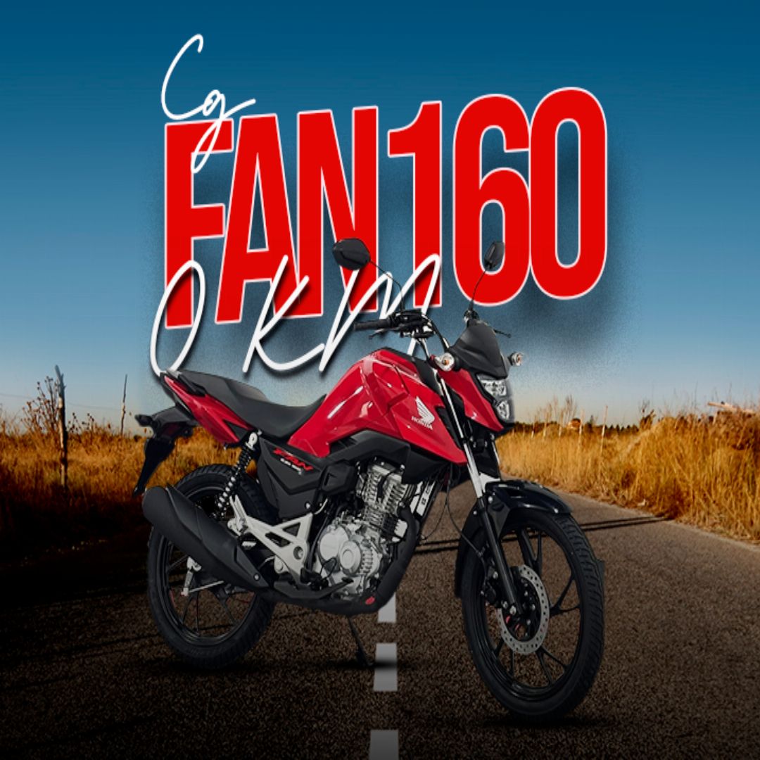 EDIÇÃO 59: CG FAN 160 0KM 2025 OU R$15.000,00 NO PIX