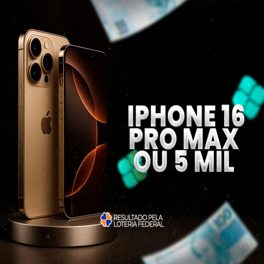 EDIÇÃO 62: RAPIDINHA IPHONE 16 PRO MAX OU R$5.000,00 NO PIX